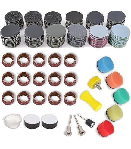 100 Pièces Disque De Ponçage 125Mm, Disques A Poncer Papier Abrasifs 8