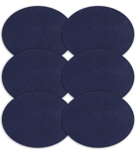 Toppe Termoadesive Scamosciate Blu Scuro - 2 Pezzi 16x11 Cm Per Riparare Vestiti Con Ferro - Foto 5