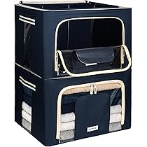 Set 4 Scatole In Carta Riciclata - Contenitori Armadio, Giallo, Multidimensioni - Foto 8