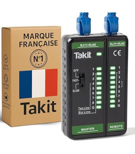 NewZC 20 Pièces Connecteur RJ45 Cat7 Cat6A Mâle RJ45 Mâle Câble De Pose