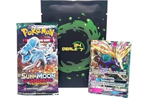 Dealz 24/7 - Ultra Rare Pokemon Card With A Random Pokemon Booster Pack (Featuring New Chase Packs from X & Y and Sun & Moon)