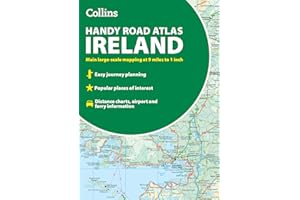 Collins Handy Road Atlas Ireland: Handy Map of Ireland Using Clear and Detailed Mapping