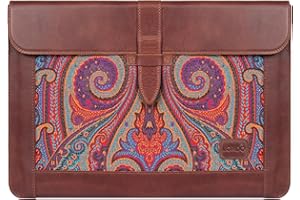 Londo Torba na Macbooka ze skóry licowej - pokrowiec na laptopa do MacBook Pro i MacBook Air - 15 cali - 15,5 cala - 16 cali - kompatybilny z modelami M1 i 2020