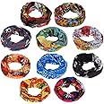 Acceptive Reuseable Fabric Face Mask (Multicolour, Without Valve, Pack of 10) for Unisex