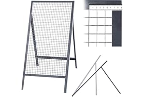 KADAX Colino passante, griglia in filo di acciaio, filtro da giardino, filtro in acciaio, filtro per sabbia, filtro rettangolare per sabbia e compost e terra e pietre (larghezza maglie 2,0 x 2,0 cm)