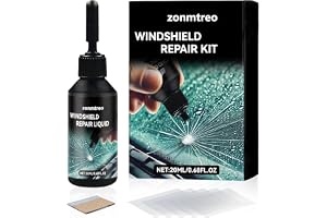 Cracked Windshield Repair Kit for Chips and Cracks, Car Windshield Crack Repair Kit, Glass Repair Liquid for Cracks, Rock Chip Repair Kit Windshield, Windshield Chip Repair Kit (1)