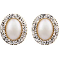 ORECCHINI CLIP PERLA AUSTRALIANA E DIAMANTI