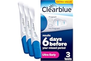 Clearblue Pregnancy Tests, Early Detection Pregnancy Test, Results 6 Days Early, 99% Accurate Results, 3 Visual Tests