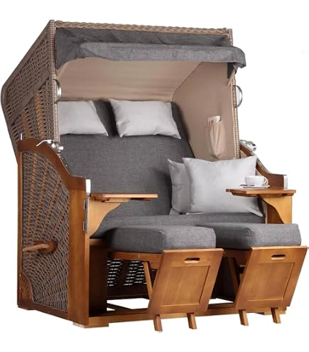 WEBAVITA Strandkorb-Schutzhülle Größe XL 155 Cm  Produktbild-Vorschau 6