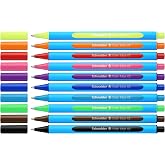 Schneider 152290, Slider Edge XB t&uuml;kenmez kalem (XB &ccedil;izgi genişliğine sahip &uuml;&ccedil;gen kalemler) 10 par&ccedil;a, &ccedil;eşitli