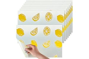 HUDIEPAN 8 Pezzi Tappetini Frigorifero, Tappetini Frigorifero Antibatterici, Tappetino Frigorifero Antimuffa, 45 * 30 cm Tappetino Antiscivolo per Cassetti, per Frigorifero, Armadietto, Credenza, Cassetto