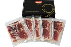 IGLESIAS - Paleta De Cebo Ibérica, 50% Raza Ibérica Loncheada G (5 sobres de 100G), 500 Gramos