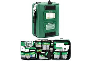 WITPOCE BearHoHo Kit de Premiers Secours Pratique pour la Maison, Le Travail, la Caravane, Le Camping, la randonnée, Le Voyage avec kit de 165 pièces - with Contents
