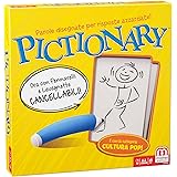 Mattel Games Pictionary - Disegna l'indizio della carta e prova ad indovinare, gioco di carte per serate in famiglia e con am