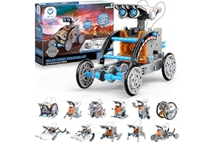 Sillbird Robot Solar Niños Juguetes 12 en 1 STEM Construcción Kit de Construcción, 190 Piezas Juguetes Educativos Regalo para Niños Niñas a partir de 8 9 10+ Años, Alimentado por Energía Solar