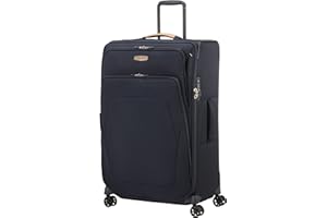 Samsonite Spark Sng Eco - Spinner L, Valigia Espandibile, 79 cm, 124/140 L, Blu (Eco Blue)