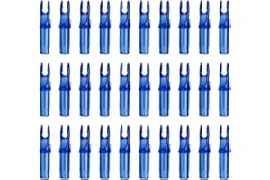 PATIKIL Archery Arrows Nocks 6.2mm, Plastic Insert Arrow Nock Replacement Arrow Tails for Shooting Compound Recurve