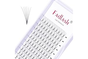 FADLASH Volumen Ruso 6D 0.07mm C Curl 12mm Prefabricados Extensiones de Pestañas Volume Lashes Extension Ruso Pestañas