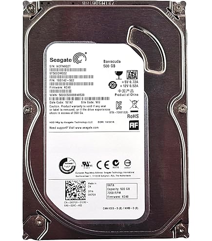 Seagate Barracuda 20TB Internal Hard Drive, 7200 U/Min, 512MB
