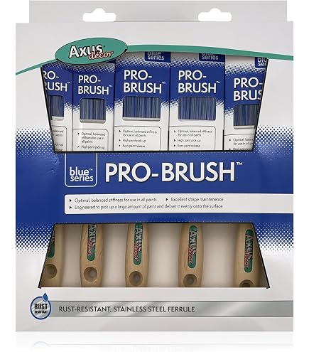 Pro-Grade 24-Piece Angle Paint Brush Set – 3 Angle Sizes For House Wall, Trim, Interior & Exterior Use