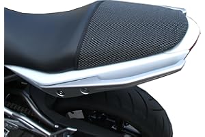TRIBOSEAT Cubierta Asiento Antideslizante Accesorio Personalizado Negro Compatible con Kawasaki ER6F (2005-2011)