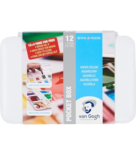 Set Pennelli Faber-Castell - 6 Pezzi Per Acrilico, Acquerello E Olio