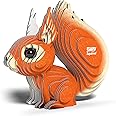 Eugy Squirrel 3D Puzzle, 36 Piece Eco-Friendly Educational Toy Puzzles for Boys, Girls & Kids Ages 6+