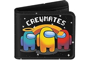 Koecya Wallet for Boys Wallets for Girls Kids Teens Leather Wallet Cute Kawaii Cartoon Aesthetic Character Design Fun Purse Credit ID Card Slim Thin Bi-fold Small Coin Pouches Minimalist,Spaceman