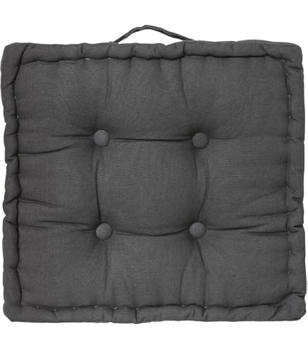 2x Cuscino antracite 50x120x3 cm per esterno