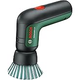 Bosch Home And Garden Cordless Electric Cleaning Brush Universalbrush (3.6 Ah Internal Battery, 1 Micro Usb Charger and 4 Temi