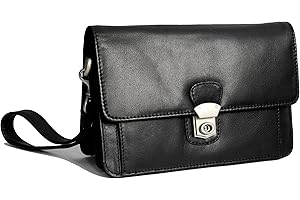 BRANCO - PRÄSENTIERT VON ZMOKA Branco Leder - edle Leder HerrenHandgelenktasche, Herrentasche,Handtasche, Ausgehtasche, Ledertasche, Doppelkammer verfügbar - präsentiert von ZMOKA®