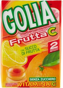 Golia Frutta C Caramelle Ripieni con Vitamina C 46g