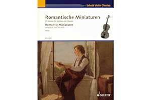 Romantic Miniatures - 25 Pieces for Violin and Piano - Violin and Piano - Part/Piano Score - ED 22404: 25 Pieces. violin and piano.