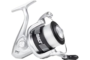 ‎SHAKESPEARE Shakespeare Salt Angelrolle – Meeresangelrolle mit vorgewickelter Schnur | Korrosionsbeständiger Körper und Stahlkugellager | Ideal für Wolfsbarsch, Makrele und Kabeljau | Verschiedene Größen