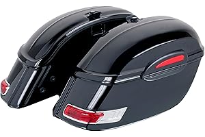 CUSTOMACCES ARS002N - Juego de alforjas laterales rigidas apertura superior 35L TOURING