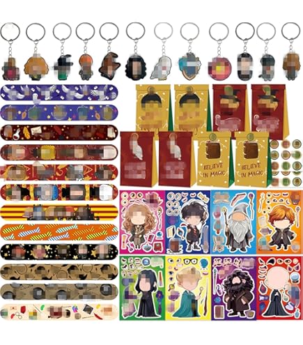 Wand Pencils Lightning Bolt Tattoos Stickers Costume Glasses With Round - View #9