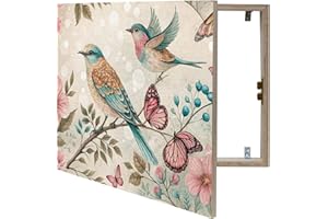 LA FABRICA DEL CUADRO Lafabricadelcuadro® Tapa Contador de Luz Decorativo de Madera– Colgador de Llaves de Pared– Disponible en 40 Diseños y 2 Tamaños (Cub 150, 54x37 cm)