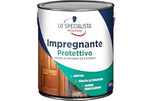 Lo Specialista Mistercolor IMPREGNANTE ACQUA, 2,5L, NOCE ANTICO