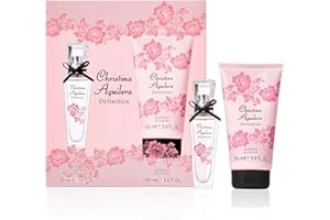 ‎CHRISTINA AGUILERA Christina Aguilera – Definition 2-teiliges Set, floraler Moschusduft, sizilianische Bergamotte, Italienische Mandarinen & Mountain Rose Apfel, feminin & lebhaftes 150 ml Duschgel + 30 ml Eau de Parfum