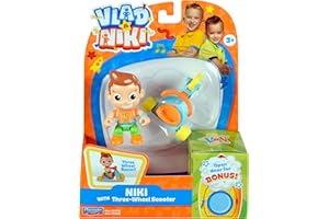 BANDAI Vlad & Niki Play Action Figure - Everyday Niki- Articulated Action Figurine with Accessories, Multicolor, P57560