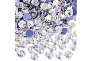 Jollin 2880 strass in cristallo con retro piatto a caldo, per artigianato, artigianato, decorazioni, vestiti, scarpe, 4,8 mm, SS20 cristallo