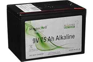 Llampec Pila 9V 75AH Accesorio para Pastor eléctrico, Negro