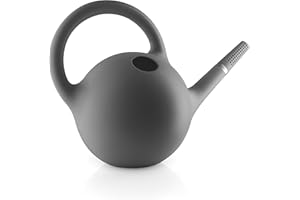 ‎EVA SOLO EVA SOLO | Globe Gießkanne 9,0l Dark Grey | Zwei Bewässerungsarten in einem | Dunkelgrau