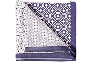BRERA 67 - Fazzoletto da Taschino Elegante in Seta, Fazzoletti per Abiti e per Giacche 25X25 cm, Accessorio Uomo per Cerimonie e Matrimoni, Pochette Classica