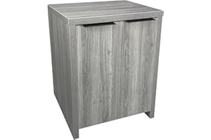 Aqua One Inspire 60 Gloss Door Aquarium Cabinet, 60 x 40 x 75 cm, Grey Arizona Oak