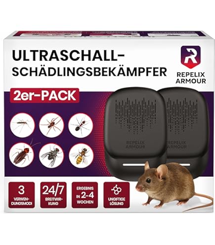 Weitech Ratten- und Museabwehr mit Ultraschall : Amazon.de: Garten