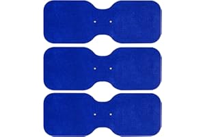 Med-Fit Large Lumbar Wireless TENS Self-Adhesive Electrode – Versatile, Durable, and Hassle-Free Pain Relief Ideal for The Lower Back (Blue, Large Lumbar 3 Pack)