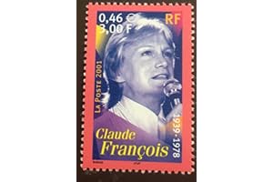 TIMBRE FRANCE par des Livres Express. Timbre Neuf** de Collection Authentique. France 2001 No 3391 Neuf sans charnière. Claude François
