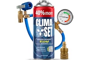 ClimaSet R1234yf ersättningsgas för köldmedium - köldmedium luftkonditionering bil - gasflaska 1x235 g - luftkonditioneringss