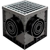 SP Hofablauf 300x300mm Kl. A15 Hofsinkkasten mit Siphon Gully KG Rohr Revisionsschacht